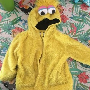 6/$25 Big Bird Costume Hoodie 2T